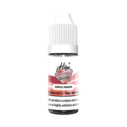 Higo Crystal Apple Peach Nic Salt Vape Juice - 20mg