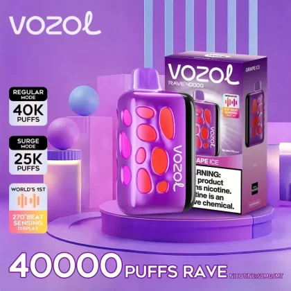 Vozol Rave 40k Puffs 50MG Disposable Pod Dual Mode