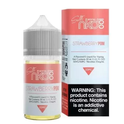 Strawberry Pom (Formerly Brain Freeze) – Naked 100 Salt 30ml (35 , 50 mg)