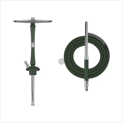 Shisha Hoob GO British Racing Green Stainless Steel - Uszczelka; Dyfuzor, Talerzyk (3681C9)