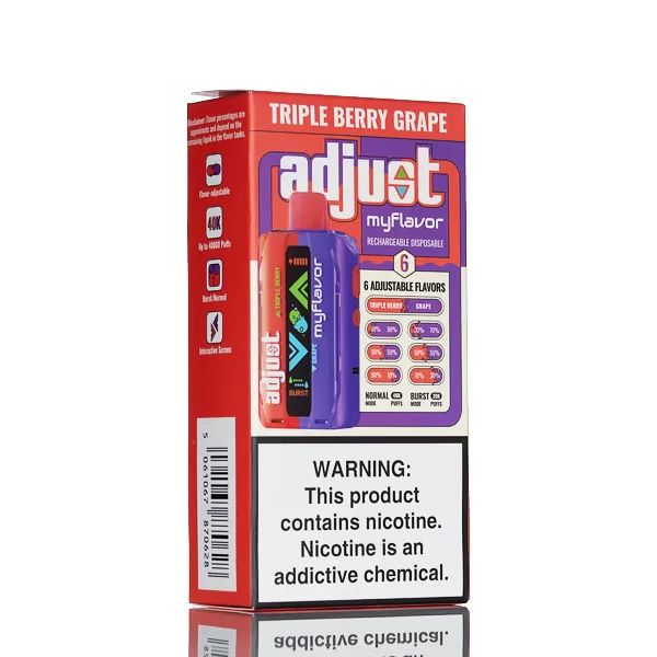 Adjust MyFlavor 40K Disposable - 20mL - Black Razz Baja - Image 3