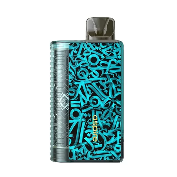 Aspire Gotek Nano Pod Vape Kit - Black Graffiti, Green Letters; Pod Kit - Image 2