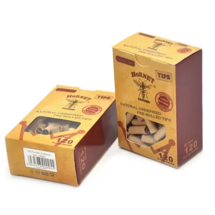 Hornet – Natural Unrefined – Pre rolled tips – Brown – 7mm
