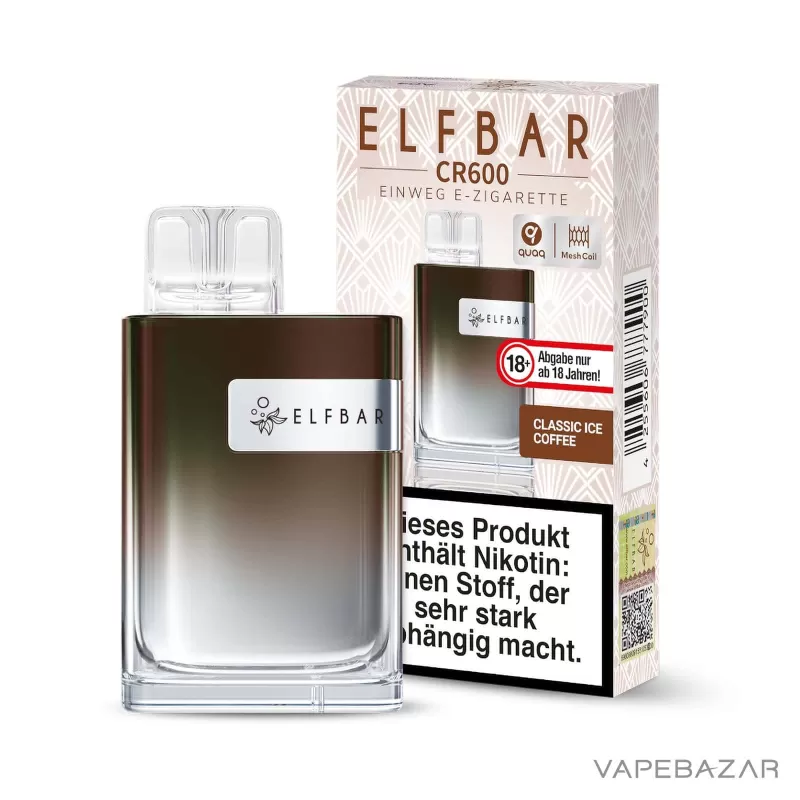 Elfbar CR600 – Einweg E-Zigarette – Classic Ice Coffee - Image 3