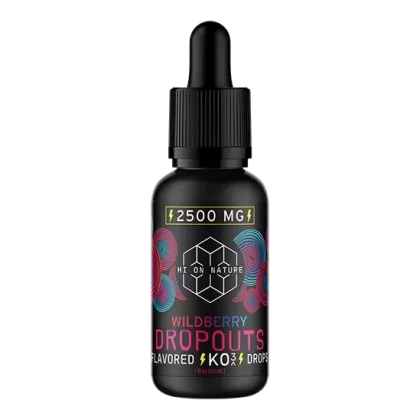 Hi On Nature 2500mg KNOCKOUT DROPOUTS – 3 FLAVORS - Flavor#Wildberry>Iced Coffee>Yuzu