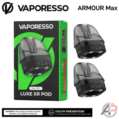 Vaporesso Luxe XR Replacement Pods 2 Pack - DTL Luxe Xr Replacement Pods 5mL - 2 Pack, MTL Luxe Xr Replacement Pods 5mL - 2 Pack
