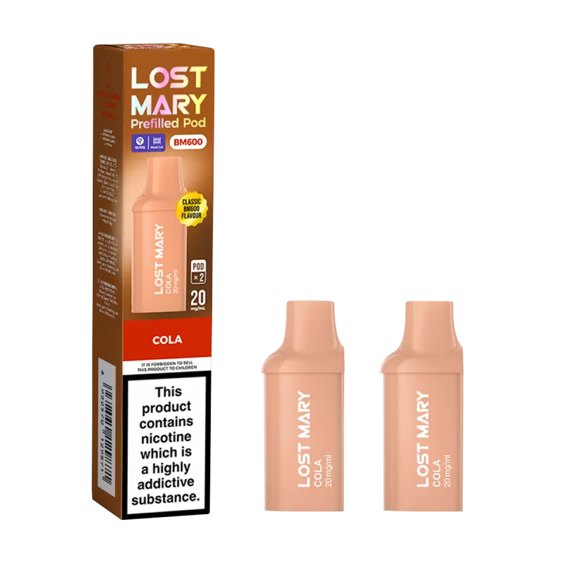 Cola Lost Mary BM600 Pods - 20mg - Vape Product
