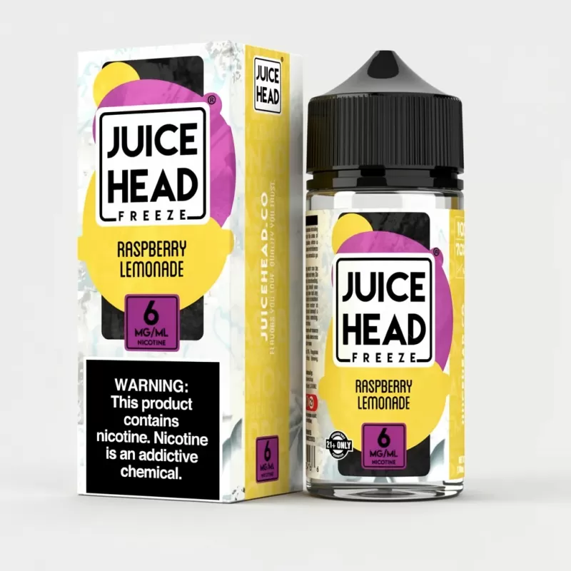Juice Head Freeze Raspberry Lemonade 100mL Vape Juice - Uwinvapeaustralia - Image 2