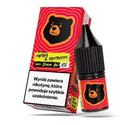 Liquid Go Bears Salt Frux 8ml 20mg Papaya Raspberry