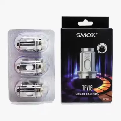SMOK TFV18 Replacement Coils - TVF18 0.15-ohm Dual Meshed