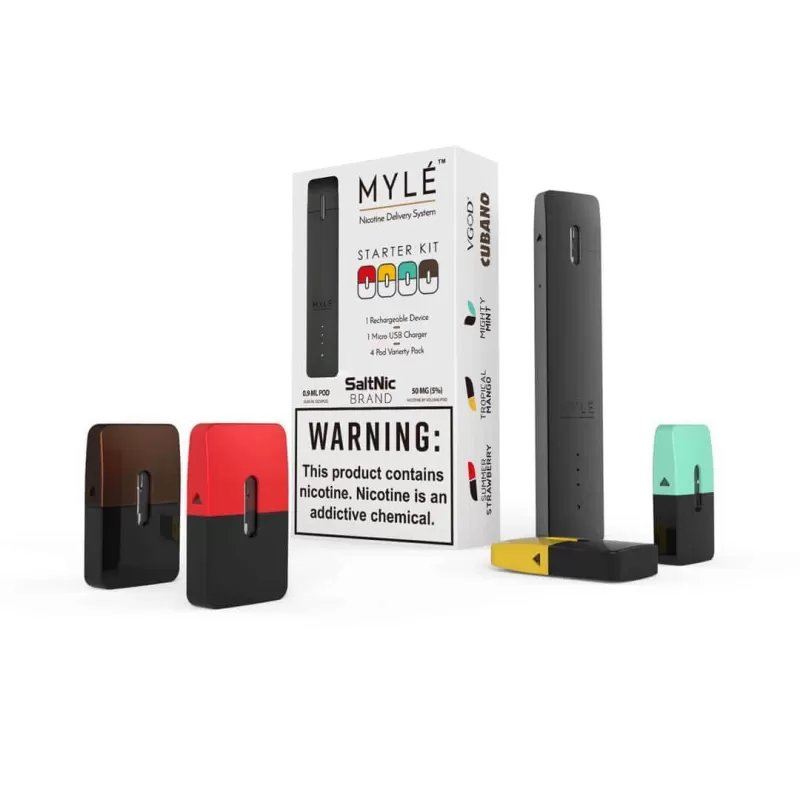 Myle Device V1 Starter Kit - Black, Royal blue