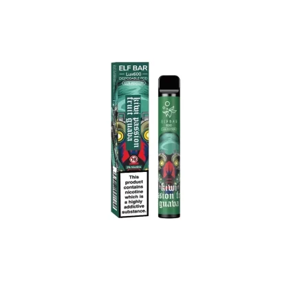 Elf Bar Lux Edition Disposable Device – Kiwi Passion Fruit Guava 20mg