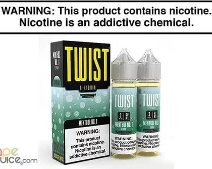 MENTHOL NO. 1 BY TWIST E LIQUID 120ML - Vapejuice