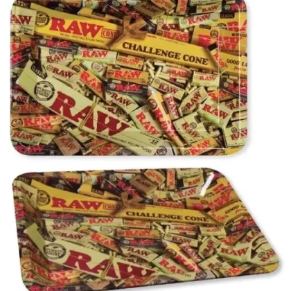 Raw Authentic Mixed Items Mini Rolling Tray