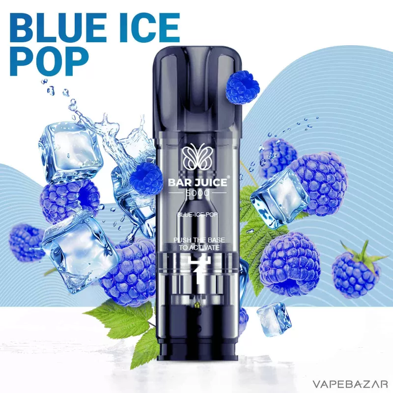 Bar Juice Prefilled Pod – Blue Ice Pop (2er Pack) - Bar Juice 5000 / 2ml
