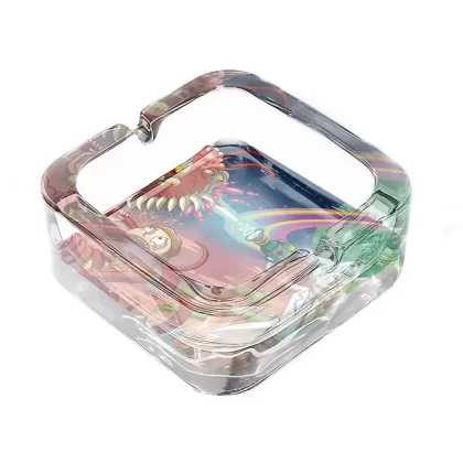 Square Glass Ash Tray