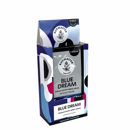 Budmaster Wraps Blue Dream - Product#Blue Dream~Packaging#12 Packs of 5 (60ct)>Single Pack of 5