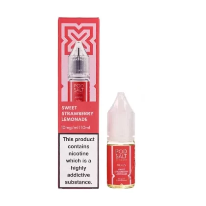 Sweet Strawberry Lemonade Nic Salt E-Liquid by Pod Salt Nexus - Vape Product, Vape Product