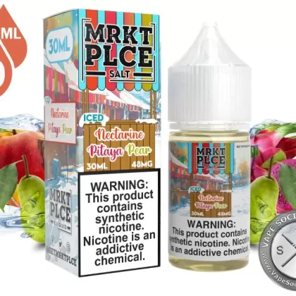 Iced Nectarine Pitaya Pear by MRKT PLCE Salt 30ml