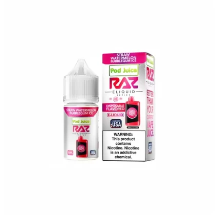 RAZ x Pod Juice Tobacco-Free Salt Nicotine E-Liquid 30ml - Bangvapeaustralia