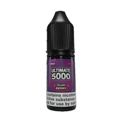 Plum Berry Saltnic vape Juice by Ultimate 5000 - 10 Pack - Strength 10mg