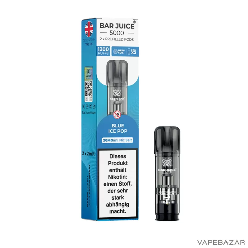 Bar Juice Prefilled Pod – Blue Ice Pop (2er Pack) - Bar Juice 5000 / 2ml - Image 3