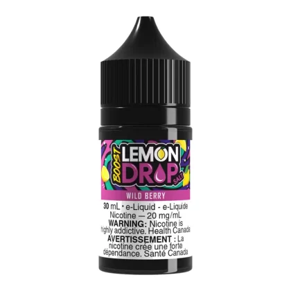 Lemon Drop Boost Salt Nic E-Liquid - Wild Berry 30ml - 20mg/ml