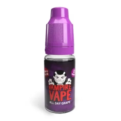 Vampire Vape All Day Grape E-Liquid 10ml - Strength/Multibuy#3mg>6mg>12mg>18mg
