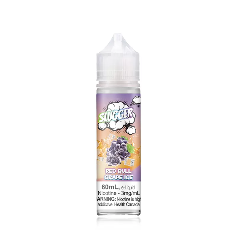 Slugger E-Liquid – Red Bull Grape Ice 60ml (3 mg) - Vapebar Pk