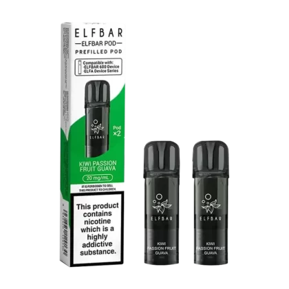 Kiwi Passion Fruit Guava Elfbar 600 Pods - Vapeshop Co