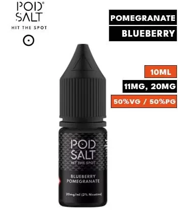 Blueberry Pomegranate Nic Salt E Liquid by Pod Salt Core - 11mg