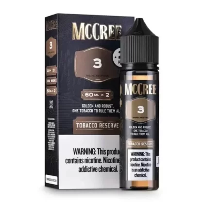 McCree Reserve Tobacco E-Liquid by Mama’s E-Liquid