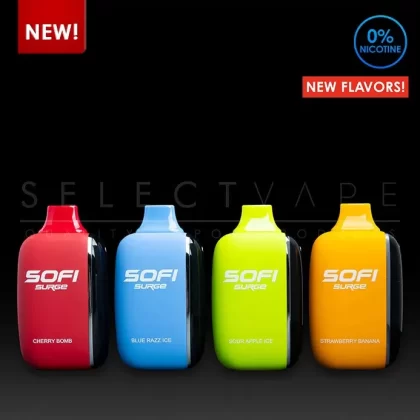 Sofi Surge 25K 0% Zero Nicotine Disposable Vape (25000 Puffs)