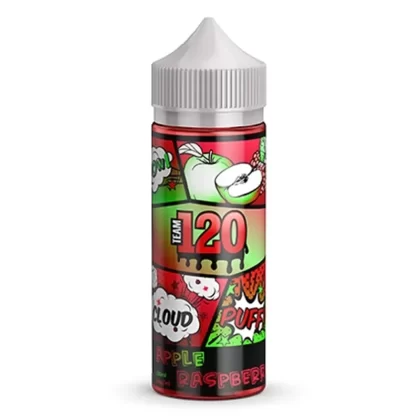 Team 120 Apple Raspberry 100ml – e-juice utan nikotin