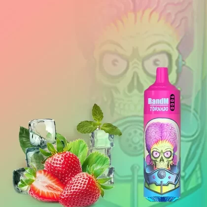 R AND M Tornado Strawberry Ice 9000