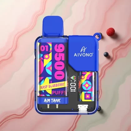 Aivono Aim Tank 9500 Rasp Blueberry 650mAh 18mL 5% Nicotine