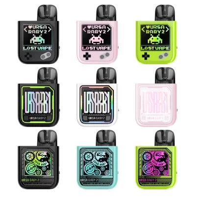 Lost Vape Ursa Baby 2 Pod Kit 900mAh 2.5ml - Joy Green x Pixel Role
