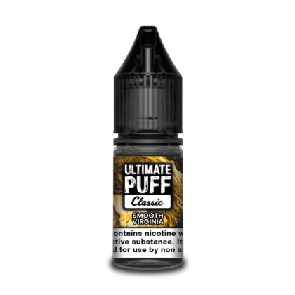 Ultimate Puff Classic Smooth Virginia 10ml Vape Juice - 10 Pack - Strength 12mg