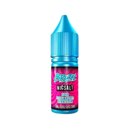 Just Juice Brutal Sour Strawberry Bubblegum Nic Salt