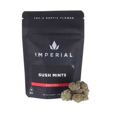 Imperial Zaza Gush Mints THCa Flower - Quantity#3.5g>7g>14g>28g