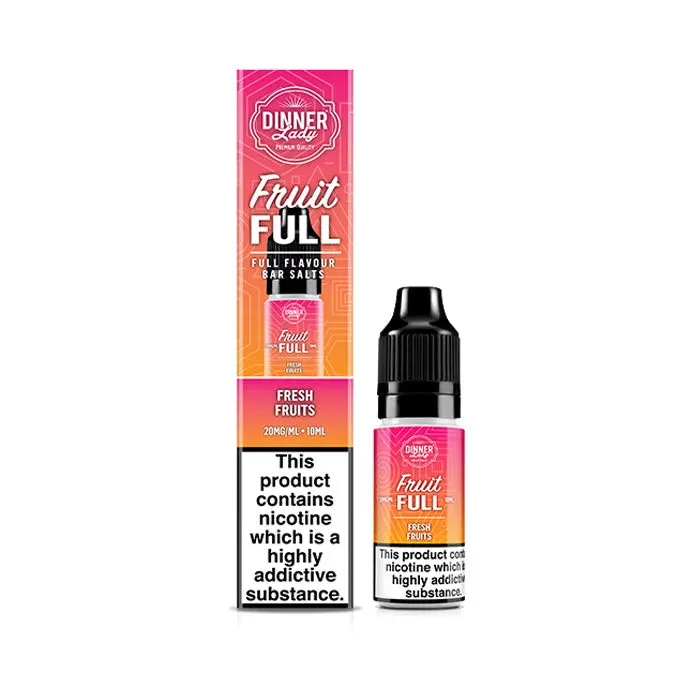 Fresh Fruit Salt by Dinner Lady Fruit Full Bar Salts - 10 mg – Medium Strength, 20 mg – High Strength