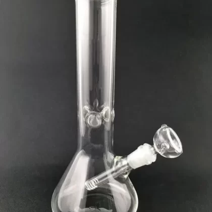 Beaker Bottom Water Pipe with Ice Pinch Small