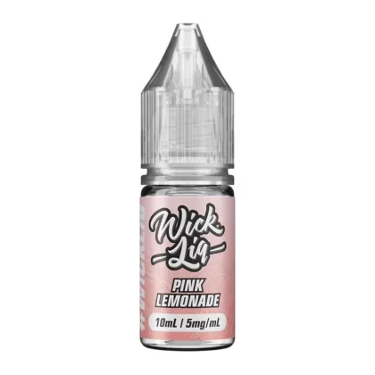 Pink Lemonade By Wick Liq 10ml Nic Salt - Nicotine Strength#5mg (Salt)>10mg (Salt)>20mg (Salt) (7DF432)