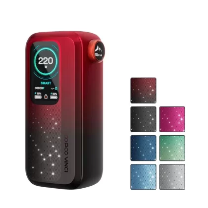 VooPoo Vinci Spark220 Mod - DARK RED, Midnight Black
