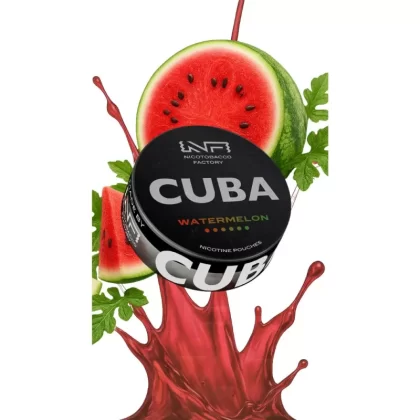 Woreczki nikotynowe CUBA BLACK 19,9mg – Watermelon Snus AKCYZA