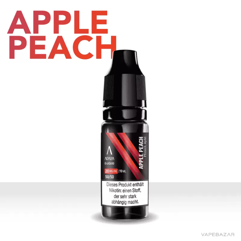 Adalya Liquid – Apple Peach - 10mg/ml, 20mg/ml; Propylenglykol, pflanzliches Glycerin - Image 2