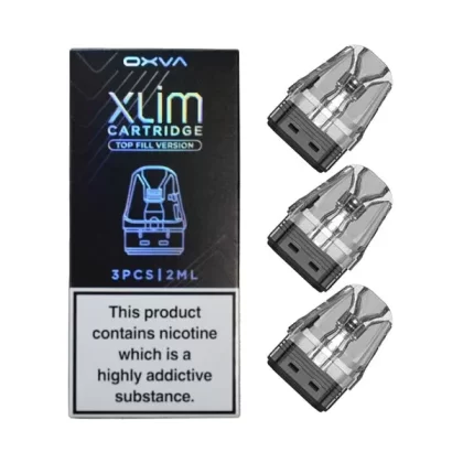 OXVA XLIM V3 Replacement Pods – Versatile & Long-Lasting (0.4, 0.6, 0.8, 1.2 Ohm) – Pack of 3