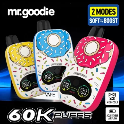 Mr. Goodie Donut 60K – 60K Puffs Soft or Boost Mode 850mAh Disposable Vape