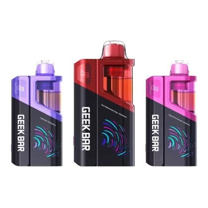 Geek Bar CLIO Platinum 50K Disposable Vape – KIT - KIT - Code Red 50mg - ( w/ Battery), KIT - Cool Mint 50mg - ( w/ Battery) (AF75A2)