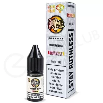 Strawnana Nic Salt E-Liquid by Ruthless Bar Saltz - Ecigpremium